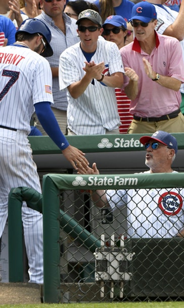 Rays win reunion with Maddon, beat Cubs 6-5 (Jul 04, 2017)